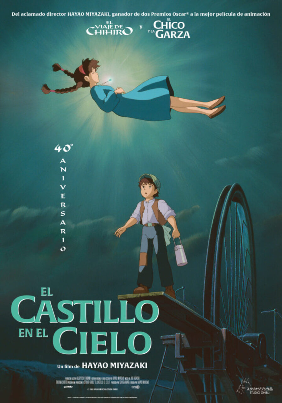 "El castillo en el cielo", de Hayao Miyazaki (V.O.S.E.) 40 aniversario