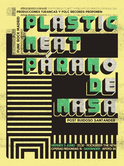 Conciertos de Plastic Meat y Páramo de Masa