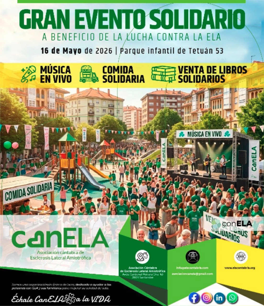 Evento solidario a beneficio de la lucha contra la ELA