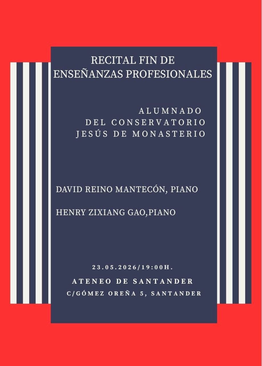 Concierto de alumnos del Conservatorio Jesús de Monasterio: Henry Zixiang y David Reino