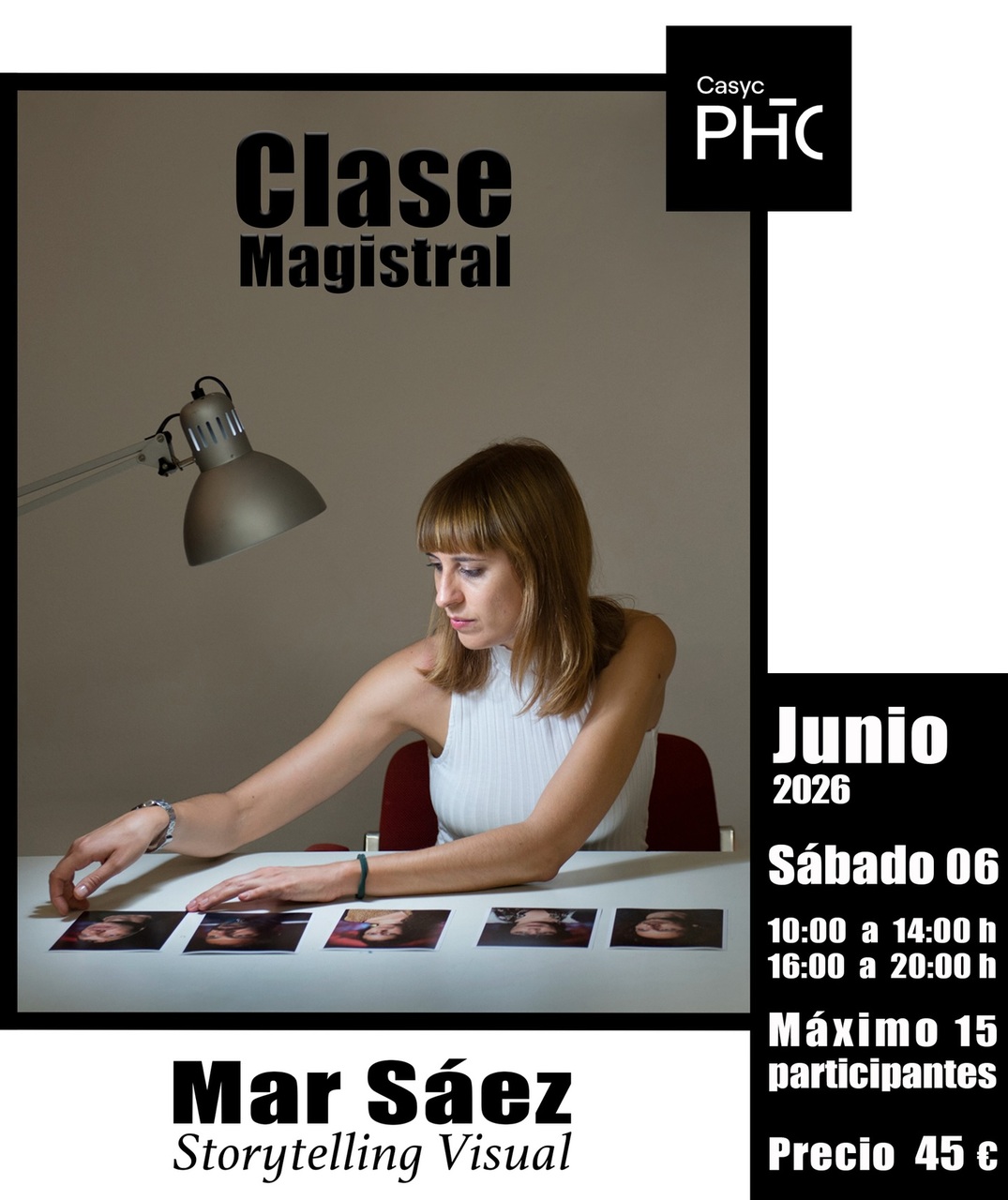 Clase magistral con Mar Sáez: "Storytelling Visual - De la idea a la materialización"