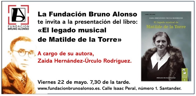 Presentación del libro "El legado musical de Matilde de la Torre"