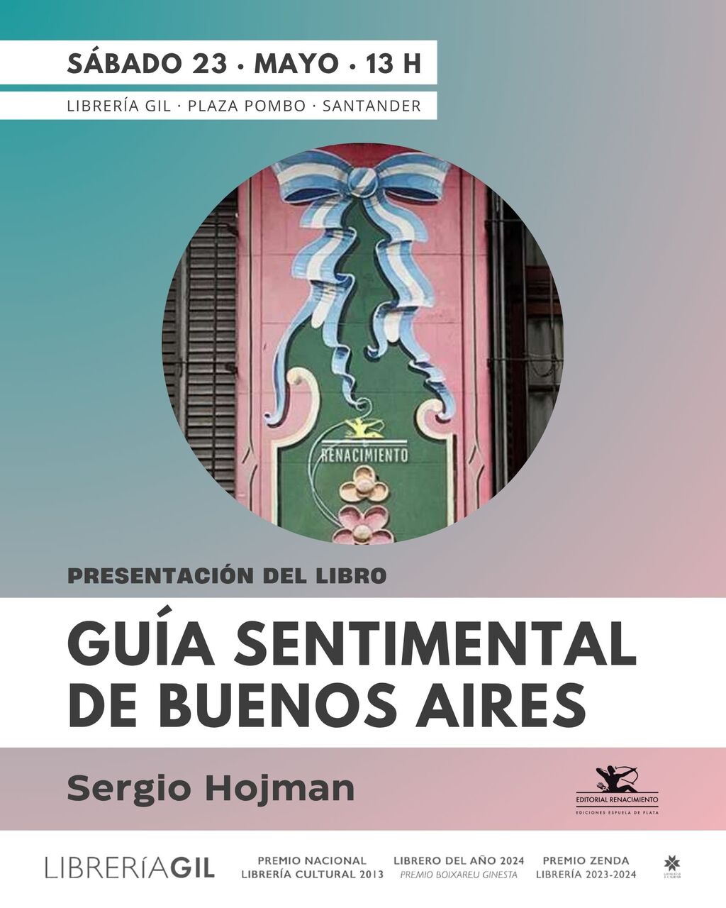 Presentación de "Guía sentimental de Buenos Aires", de Sergio Hojman