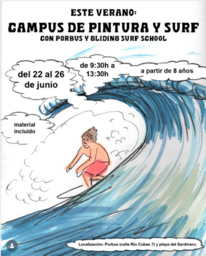 Campus de pintura y surf de Gliding y Porbus