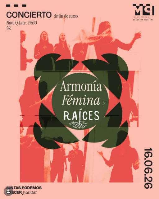 Concierto de fin de curso de Armonía Fémina y Armonía Raíces