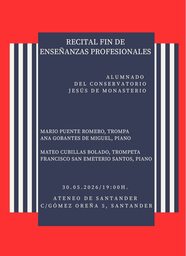 Concierto de alumnos del Conservatorio Jesús de Monasterio