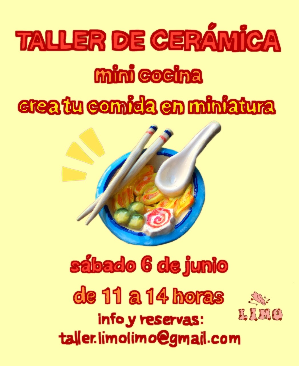 Taller de cerámica: crea tu comida en miniatura