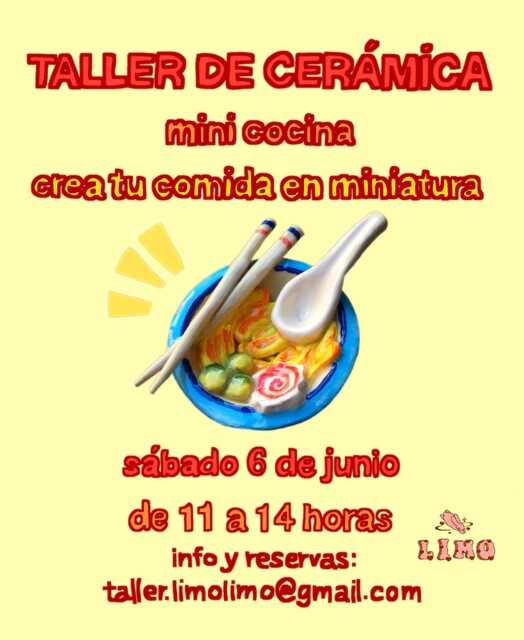 Taller de cerámica: crea tu comida en miniatura