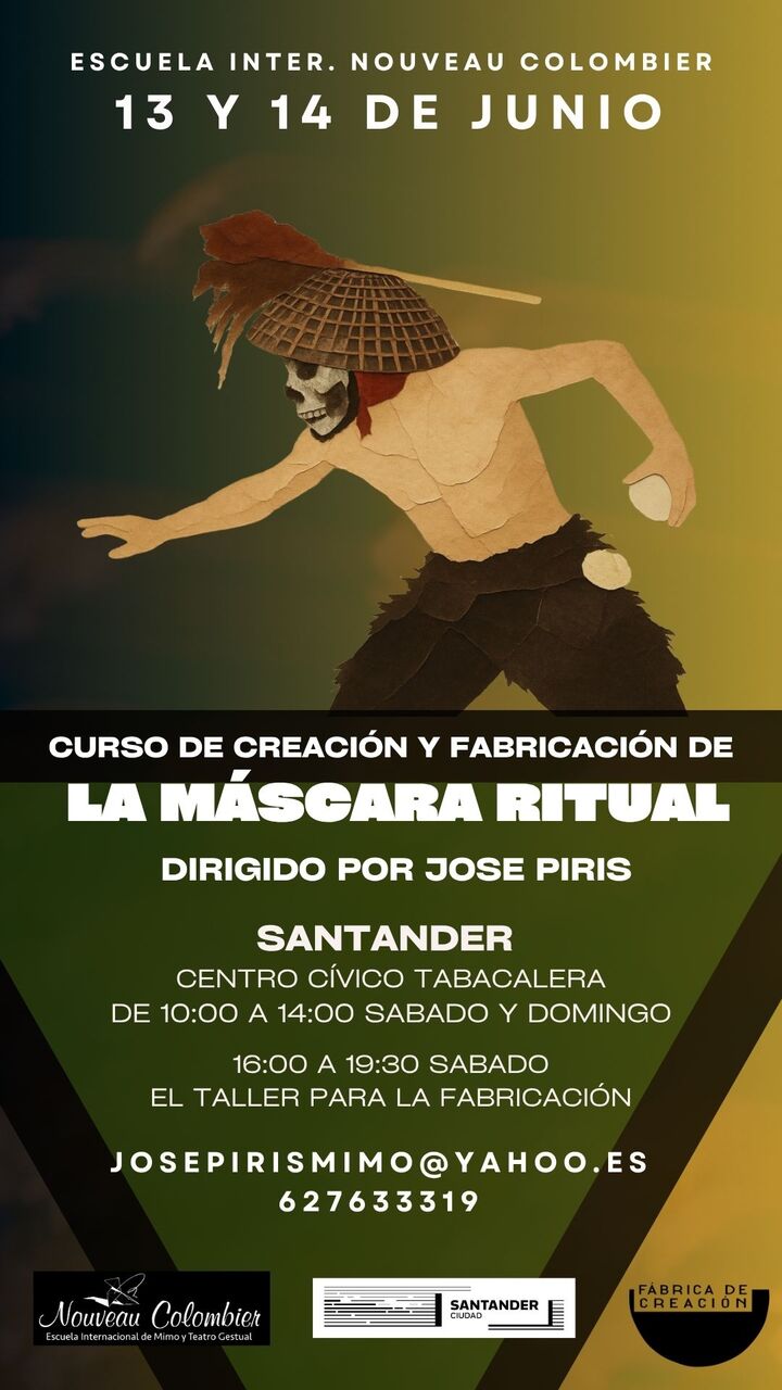 Curso de creación y fabricación de "La máscara ritual"