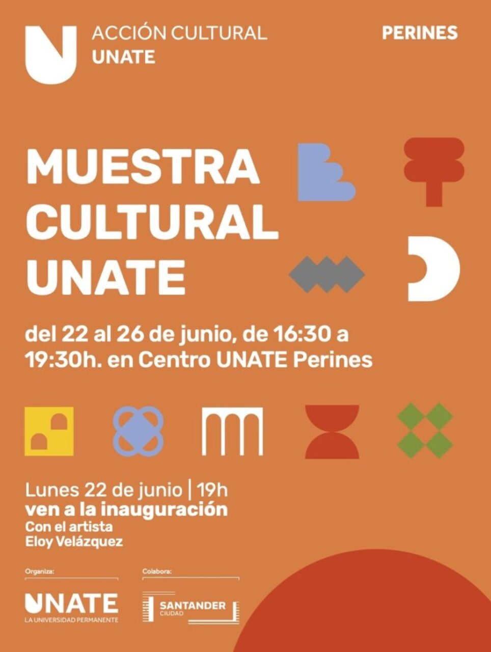 Muestra creativa UNATE Perines. Inauguración con Eloy Velázquez