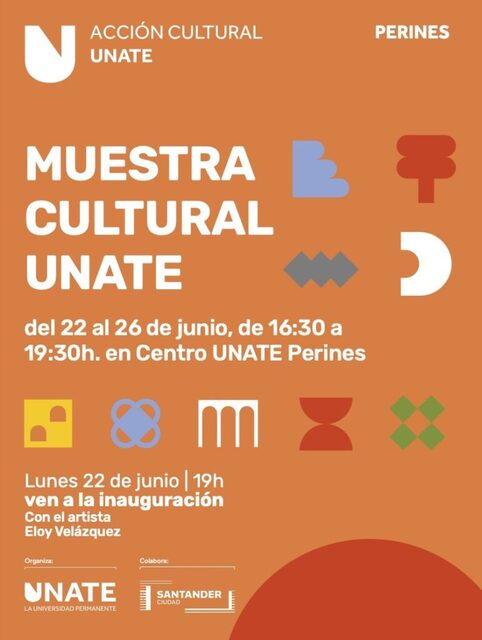 Muestra creativa UNATE Perines. Inauguración con Eloy Velázquez