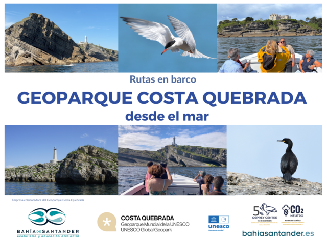 Rutas en barco por el Geoparque de Costa Quebrada