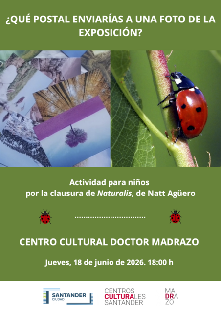 Actividad para público infantil relacionada con la exposición "Naturalis"