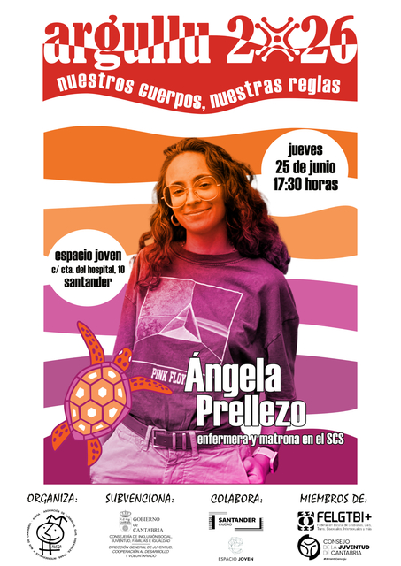 Charla "Nuestros cuerpos, nuestras reglas", impartida por Ángela Prellezo