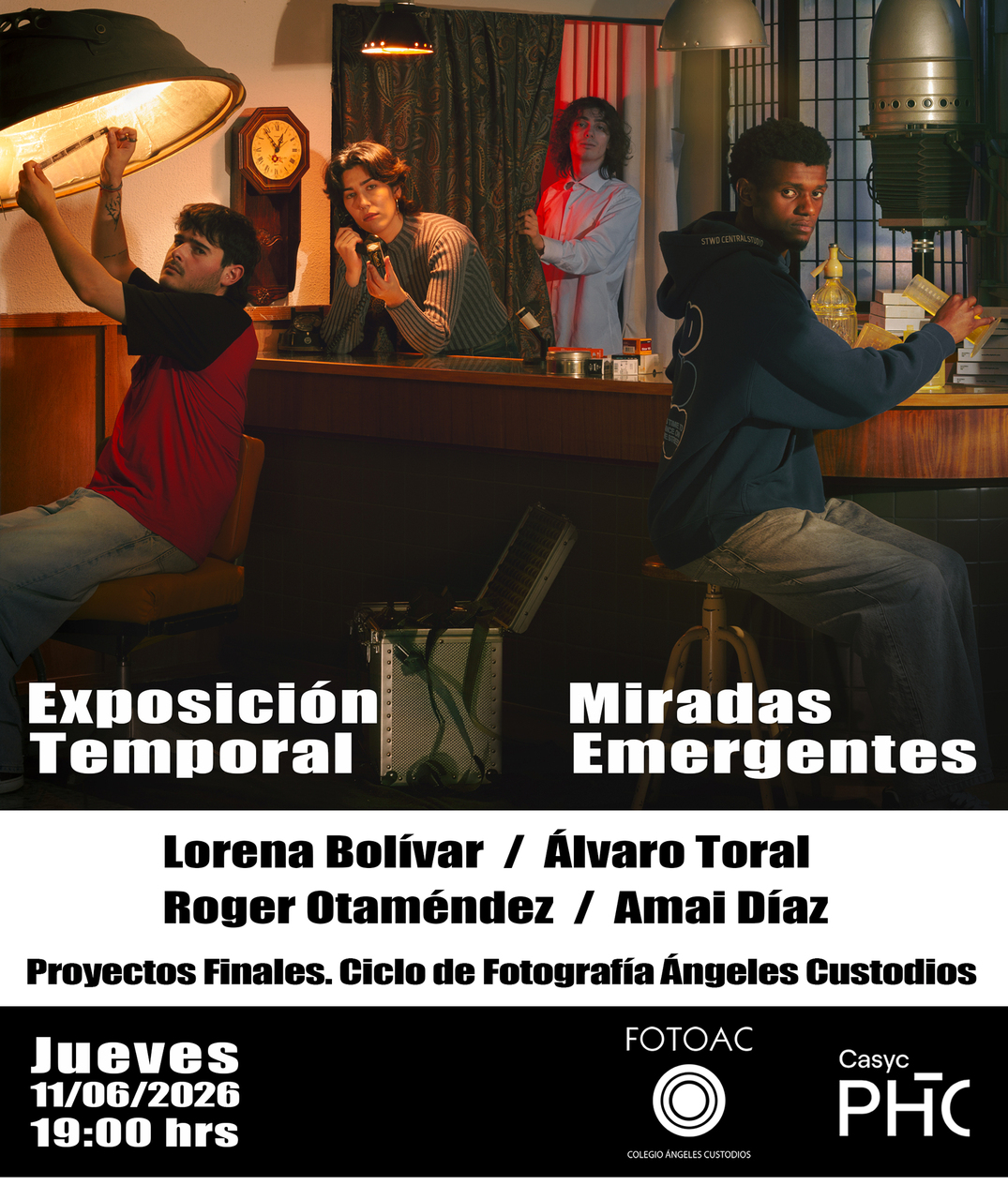 Inauguración de la exposición fotográfica "Miradas emergentes"
