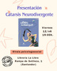 Presentación del libro "Catarsis neurodivergente" a cargo de su autora