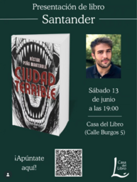 Héctor Peña Manterola presenta el libro "Ciudad terrible"
