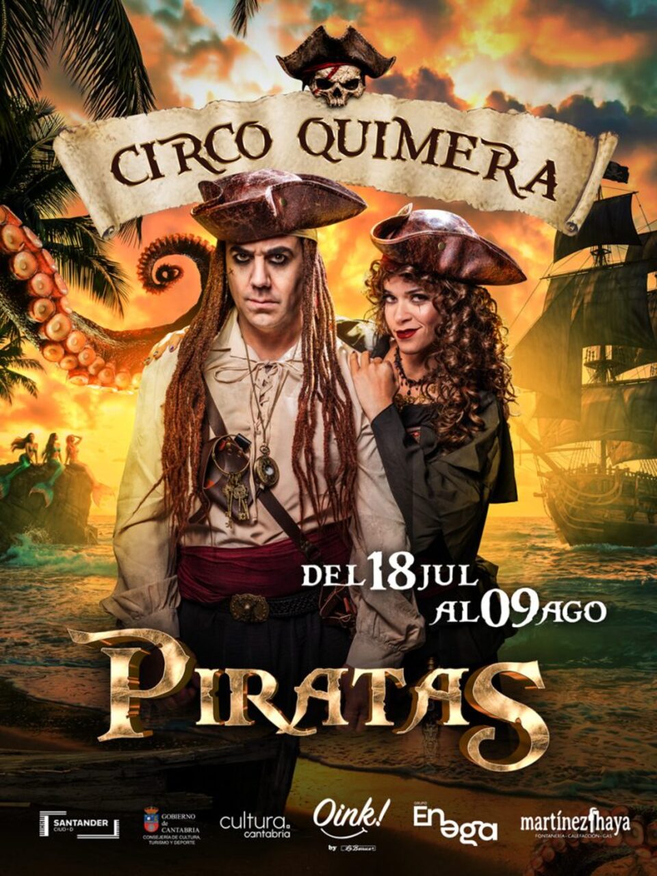 "Piratas", nueva producción del circo Quimera