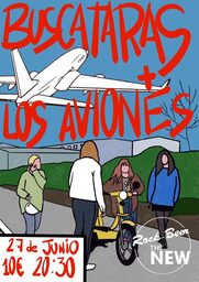 Buscataras y Los Aviones en concierto