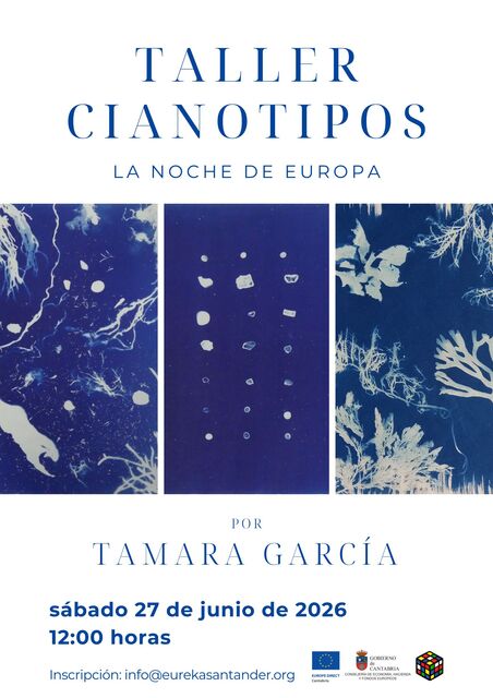 Taller de cianotipos con Tamara García