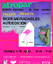 Taller infantil "Biodesagradables, Autoedición", con Mina K 