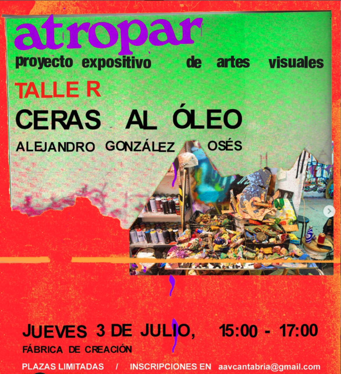 Taller de ceras al óleo con Alejandro González Osés