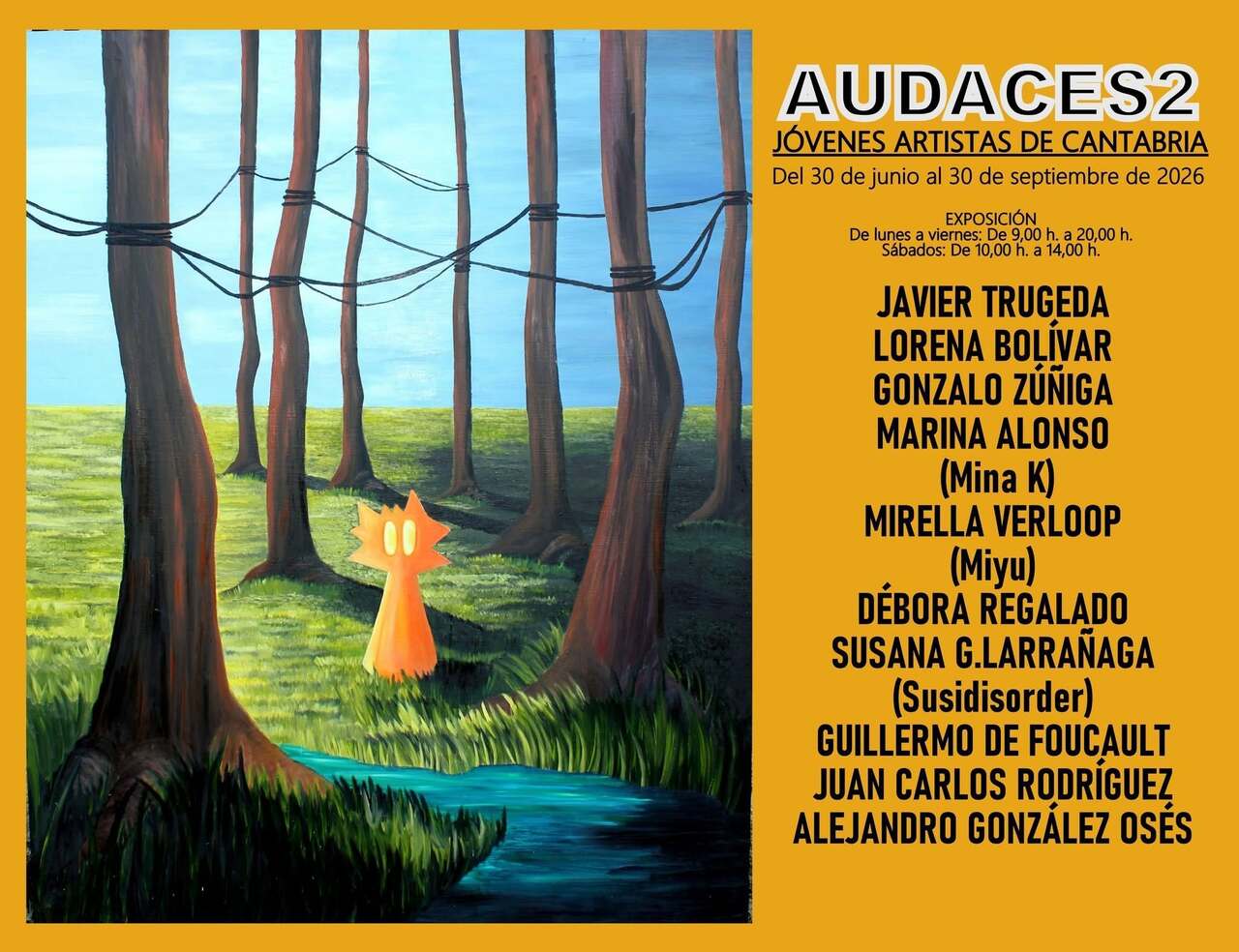 Una decena de artistas jóvenes participan en "Audaces2"