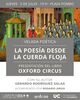 Velada poética "La poesía desde la cuerda floja"