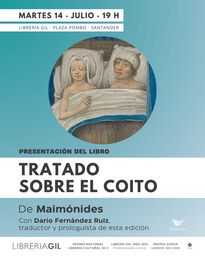 Presentación de "Tratado sobre el coito", un texto original de Maimónides