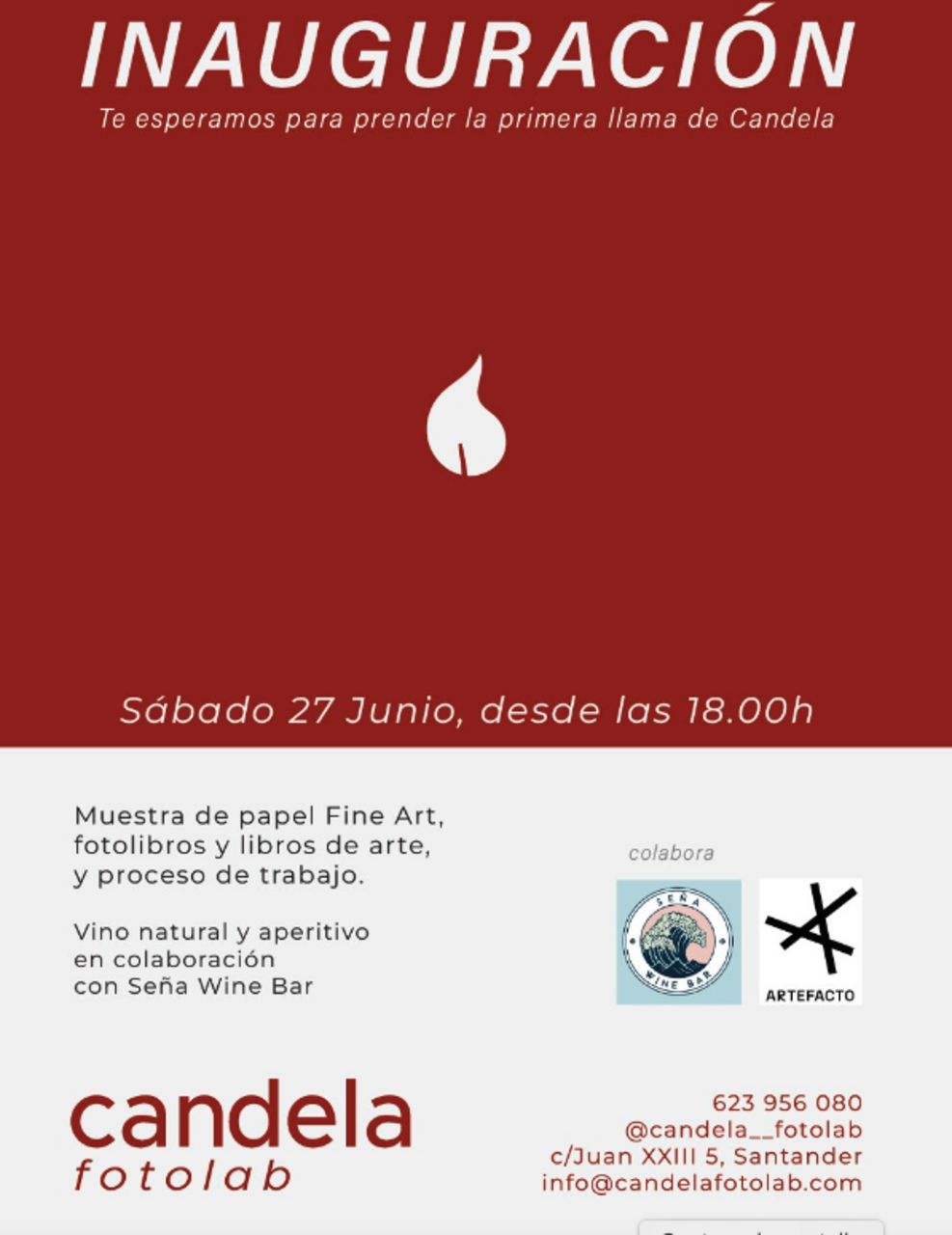 Inauguración del nuevo espacio dedicado a la fotografía Candela Fotolab