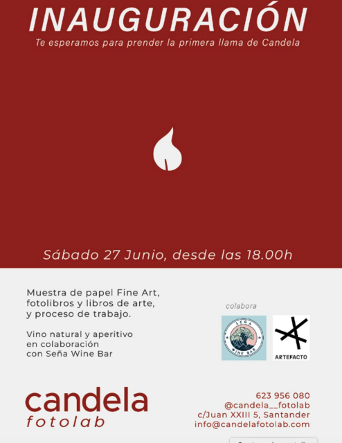 Inauguración del nuevo espacio dedicado a la fotografía Candela Fotolab