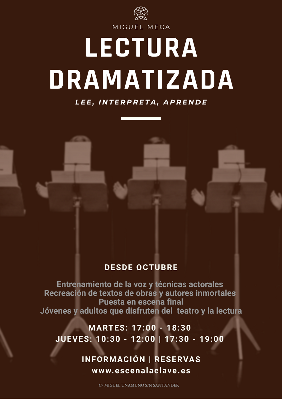 Club de Lectura Dramatizada con Miguel Meca
