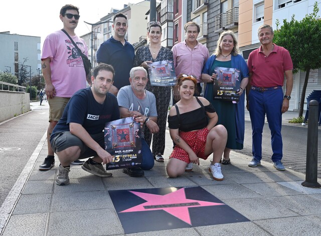 Nueva estrella en honor a Raúl Alegría en el Paseo de la Fama de Tetuán