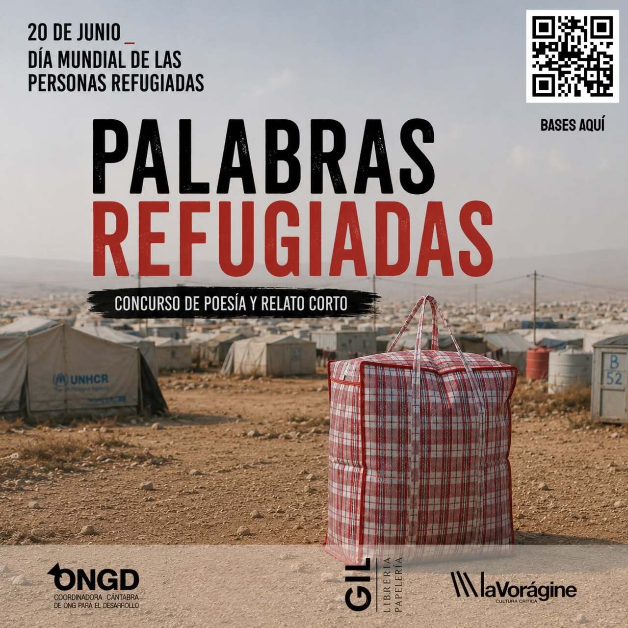 "Palabras Refugiadas", concurso de poesía, cuento corto y relato corto 