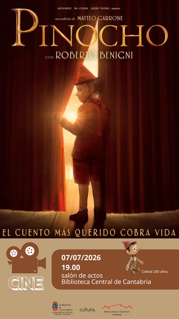 200 años de Carlo Collodi. Proyección de "Pinocho", de Matteo Garrone (2019)