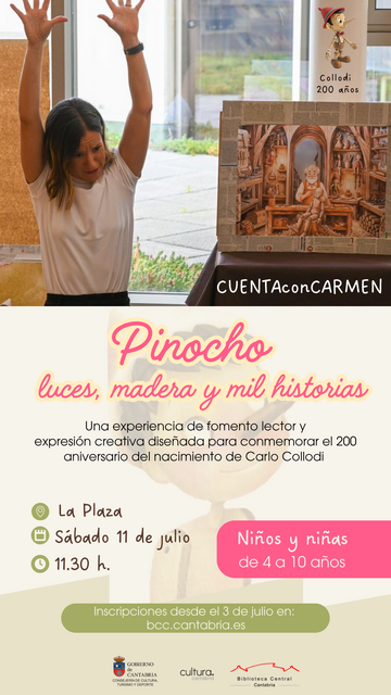 Taller infantil "Pinocho: luces, madera y mil historias"