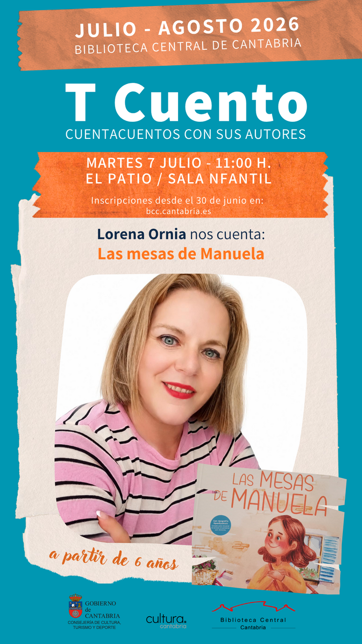Lorena Ornia nos cuenta “Las mesas de Manuela” en el ciclo "T Cuento"