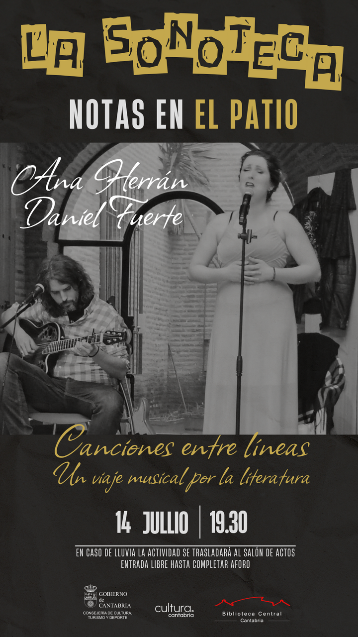 La Sonoteca: Ana Herrán y Daniel Fuerte presentan "Canciones entre líneas: un viaje musical por la literatura"