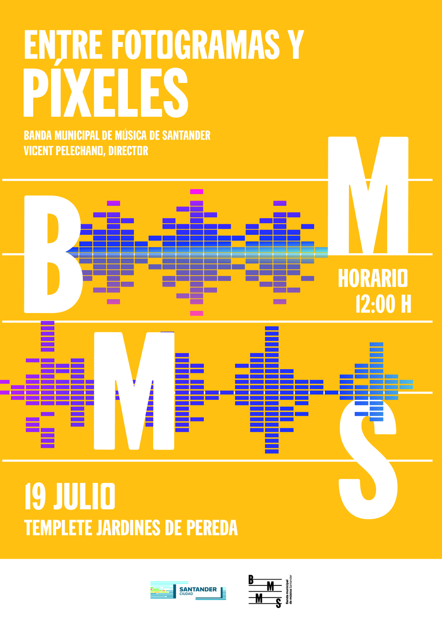 Entre fotogramas y píxeles, concierto de la banda municipal