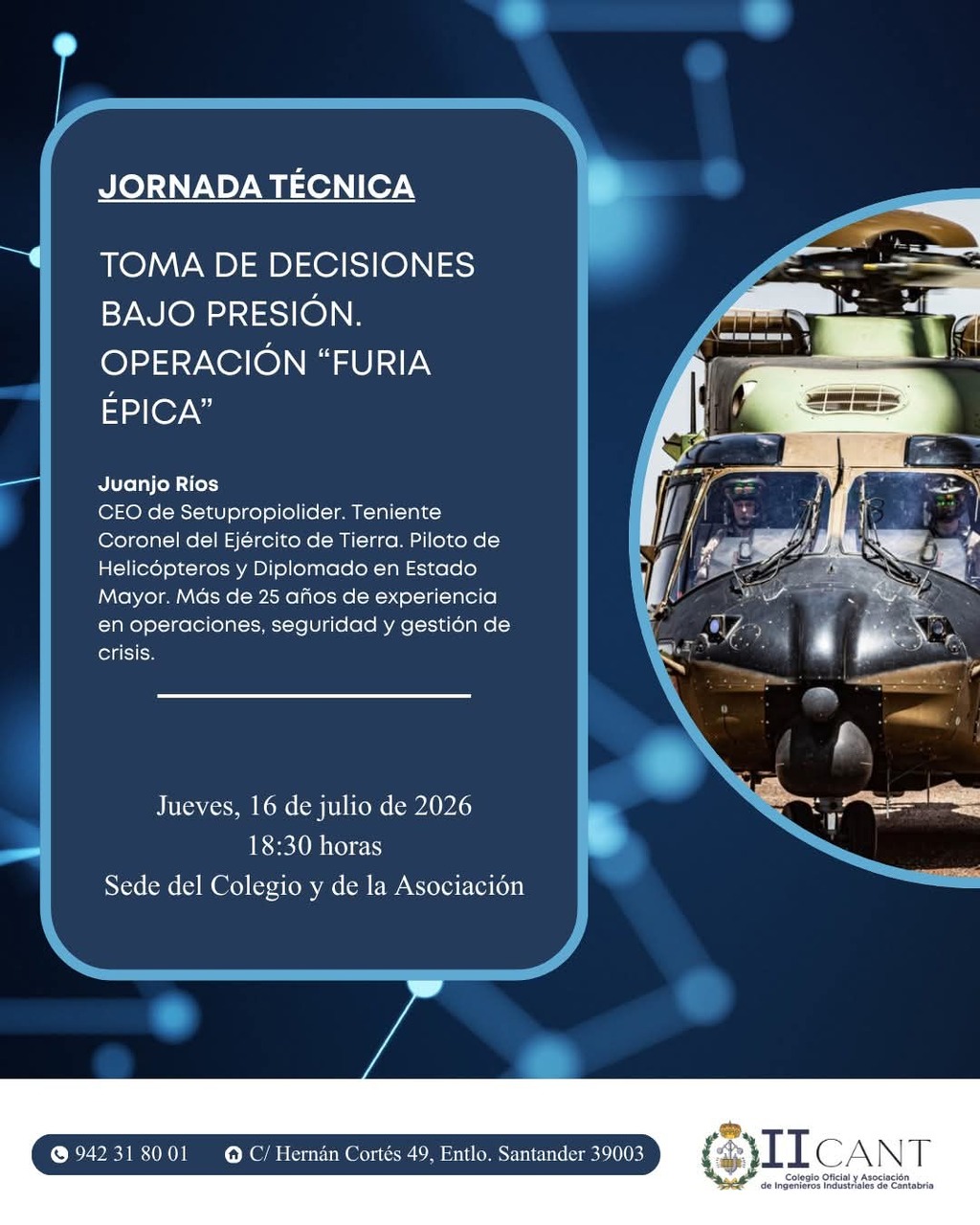 Toma de decisiones bajo presión. Operación "Furia Épica", jornada técnica