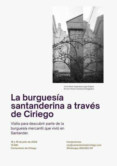 Visitas guiadas para descubrir "La burguesía santanderina a través de Ciriego"