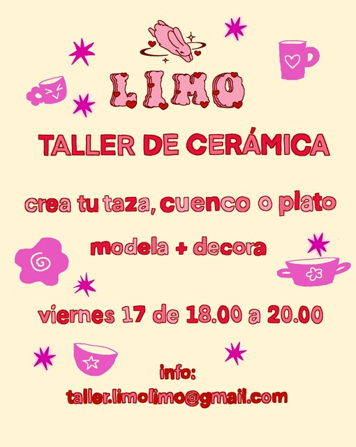 Taller de cerámica: crea tu taza, cuenco o plato