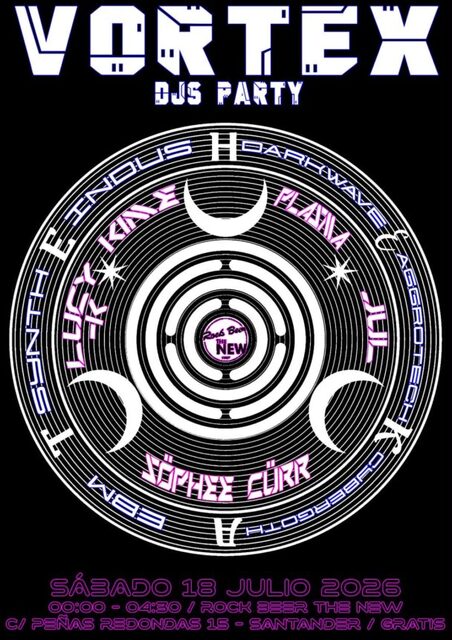 Vortex, fiesta DJ's