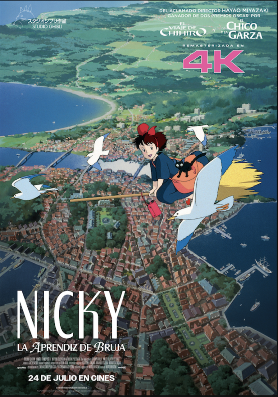 "Nicky, la aprendiz de bruja", de Hayao Miyazaki