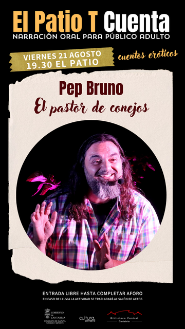 Pep Bruno, "El pastor de conejos". Narración oral para público adulto