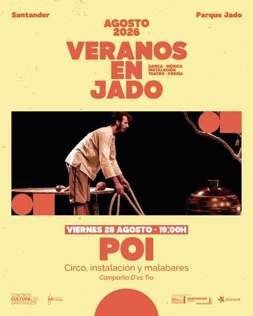 "Poi", circo, instalación y malabares de la compañía D´es Tro