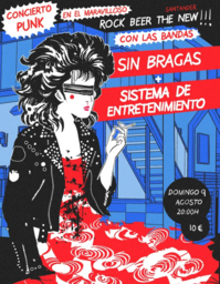 Conciertos de las bandas Sin Bragas y Sistema de Entretenimiento