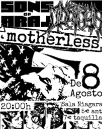 Motherless, Midriasis y Sons of Aral en concierto