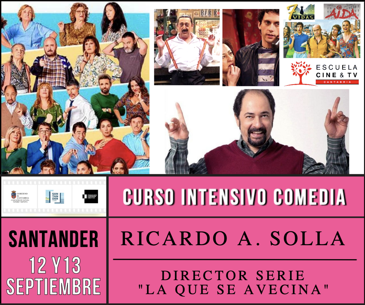 Curso intensivo de comedia con Ricardo A. Solla