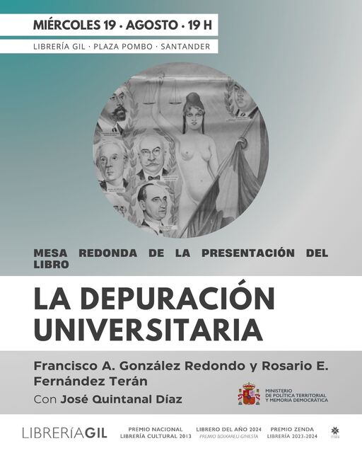 Mesa Redonda y presentación del libro-guía didáctica "La depuración universitaria"